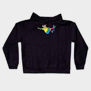 Skateboarding Goat Kids Hoodie